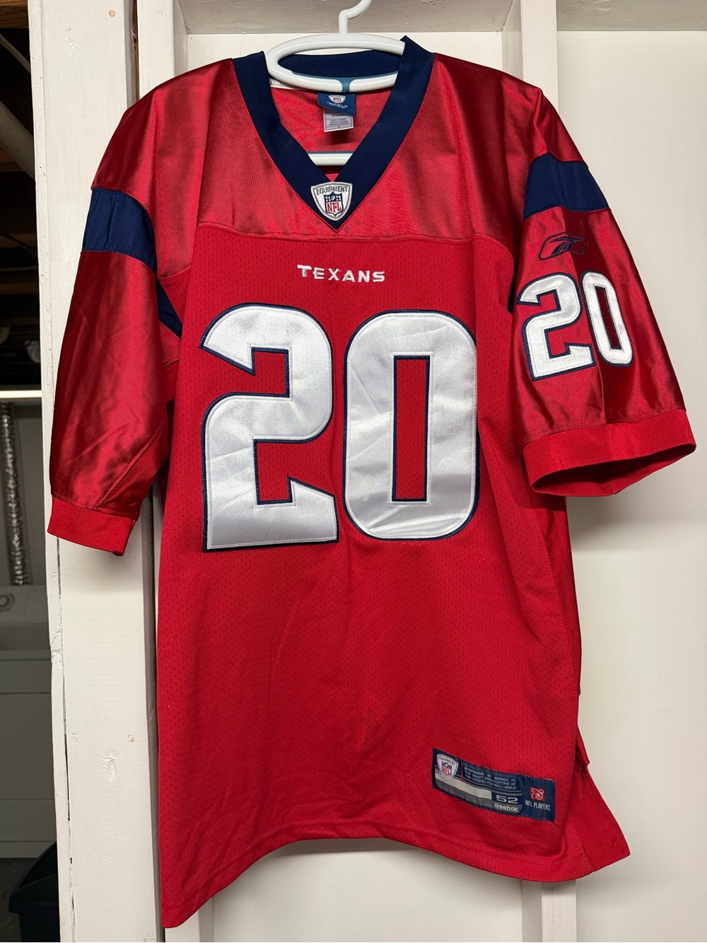 Reebok NFL Houston Texans Vintage #20 Slaton Football Jersey